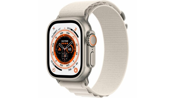 Apple Watch Ultra LTE 49mm viền Titanium dây Starlight Alpine size S MQFQ3VN/A