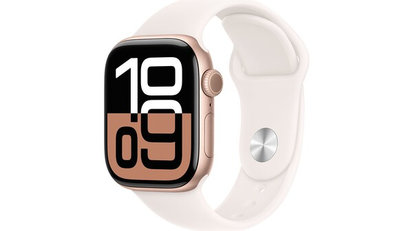Apple Watch Series10 GPS Cellular 42mm Rose Gold Aluminium Light Blush Sport S/M