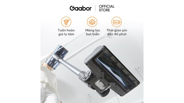 Máy hút bụi không dây Gaabor VCL10E-BK01A