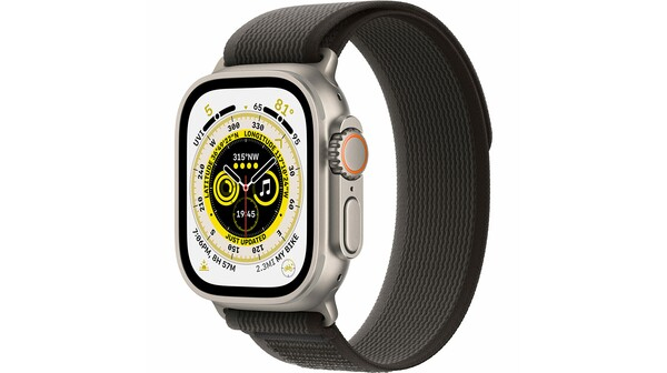 Apple Watch Ultra LTE 49mm viền Titanium dây Black/Gray Trail M/L MQFX3VN/A
