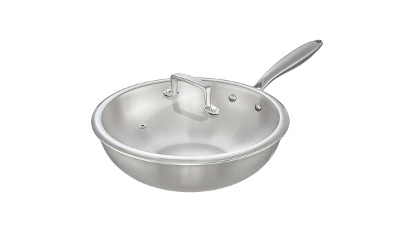 Chảo xào inox nguyên khối Inochi Omi Gourmet 28 cm