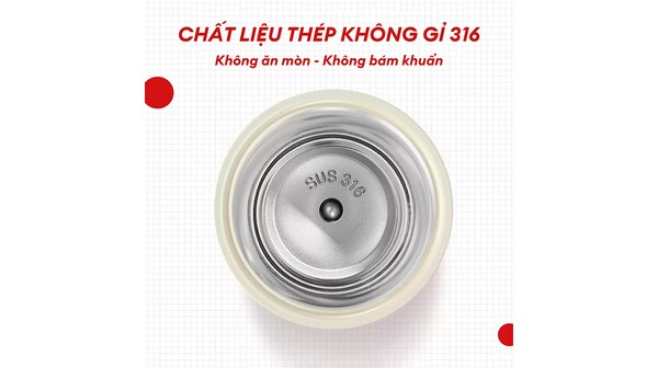 Bình giữ nhiệt Germ 590 ml GPS-2123VP-CCEB Đen