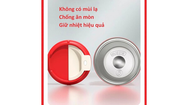 Bình giữ nhiệt Germ 390 ml GPS-2124VP-CCR Đỏ