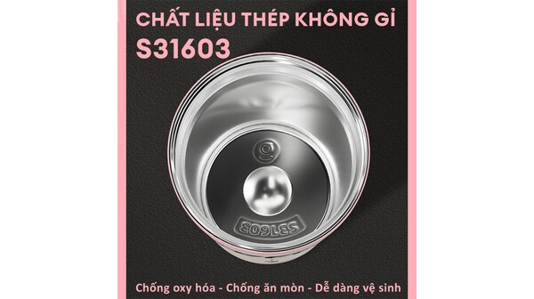 Bình giữ nhiệt Germ 500 ml GE-CK22AW-B15 Trắng