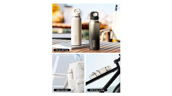 Bình giữ nhiệt Germ 600 ml GE-CK24AW-B96 Đen