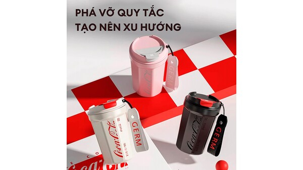 Bình giữ nhiệt Germ 390 ml GPS-2124VP-CCR Đỏ