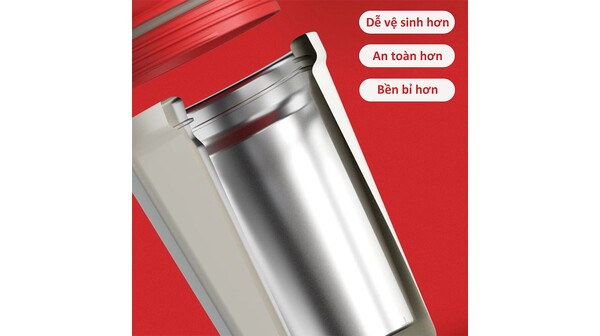 Bình giữ nhiệt Germ 390 ml GPS-2124VP-CCR Đỏ