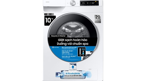 Máy giặt Samsung Inverter 10 kg WW10DG6U34LESV