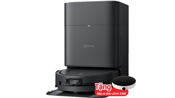 Robot hút bụi lau nhà Ecovacs T80 Omni Đen