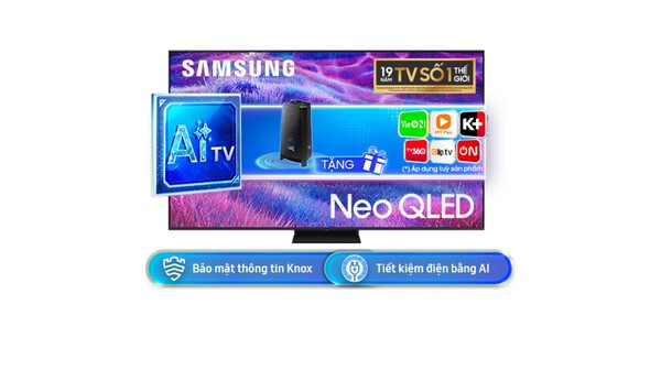 Smart AI Tivi Neo QLED Mini LED Samsung 4K 75 Inch QA75QN80FAKXXV