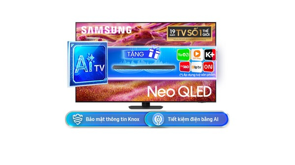 Smart AI Tivi Neo QLED Mini LED Samsung 4K 98 Inch QA98QN90FAKXXV