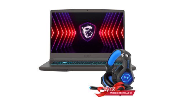 Laptop MSI Gaming Thin 15 i5-13420H/16GB/512GB/Win11 (B13UCX-2080VN)