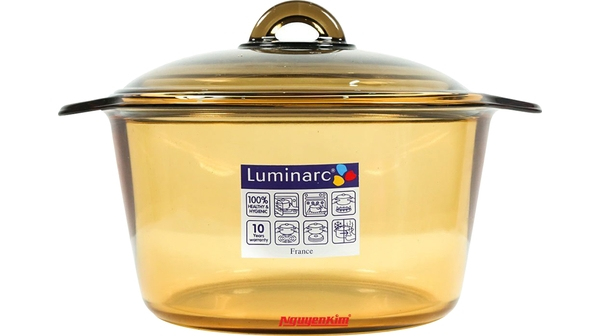 Nồi thủy tinh Luminarc Vitro Blooming Amberline (3L)