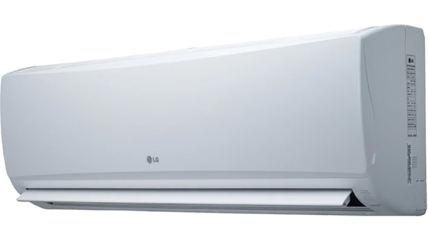 Máy lạnh LG 2 HP S18ENA góc nghiêng phải cánh quạt mở