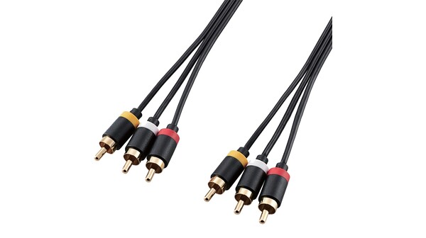 CÁP AUDIO 3XRCA - 3XRCA 1.0M ELECOM DH-WRYN10