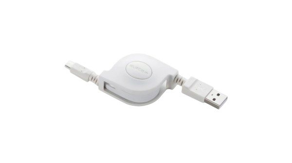 CÁP MICRO USB 2A 0.7M ELECOM MPA-AMBR2U07WH