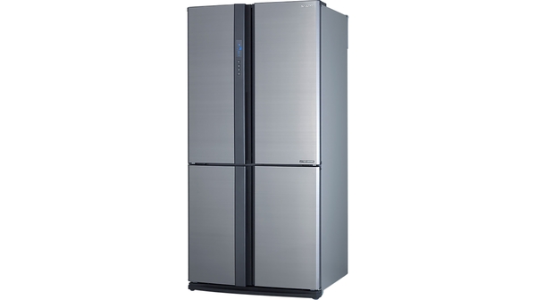 Tủ lạnh Sharp Inverter 556 lít SJ-FX631V-SL mặt nghiêng trái