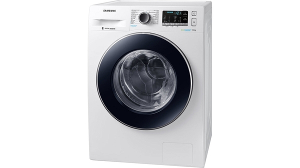 Máy giặt Samsung Inverter 9 kg WW90J54E0BW mặt nghiêng trái