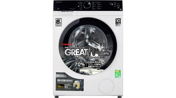 Máy giặt Toshiba Inverter 8.5 kg TW-BH95M4V (WK)