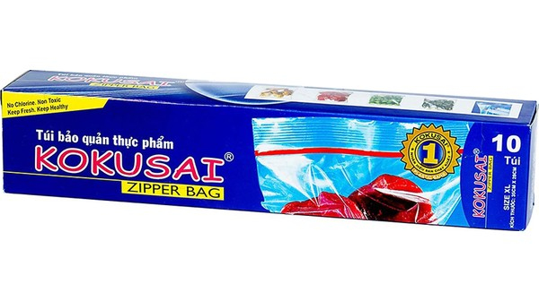 Túi zipper Kokusai - size XL (28CMX35CM)