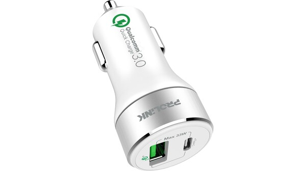 Củ sạc ô tô 2 cổng Prolink PCC23301 33W
