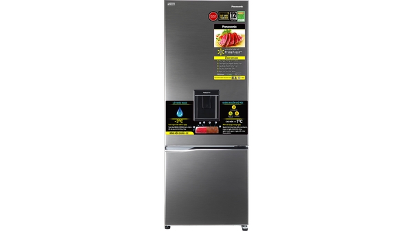 Tủ lạnh Panasonic Inverter 290 lít NR-BV320WSVN mặt chính diện