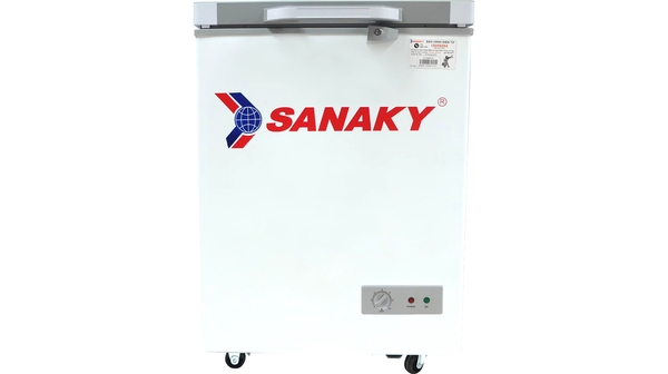 Tủ đông Sanaky 100 lít VH-1599HYKD mặt chính diện