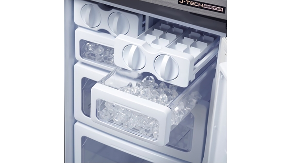 Tủ lạnh Sharp Inverter 556 lít SJ-FX631V-SL khay làm đá viên