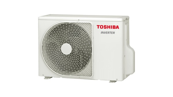 Máy lạnh Toshiba Inveter 1 HP RAS-H10N4KCVPG-V mặt chính diện dàn nóng