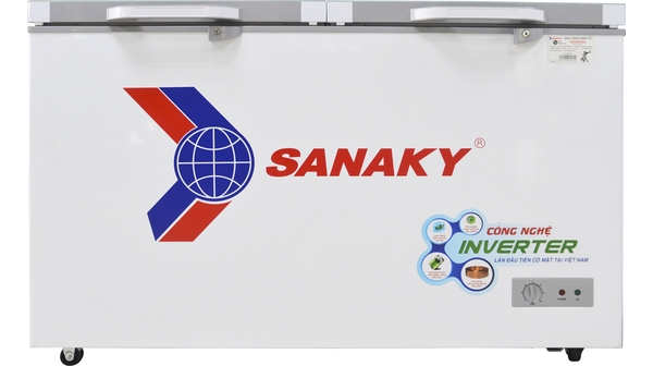 Tủ đông Sanaky Inverter 270 lít VH-3699A4K mặt chính diện