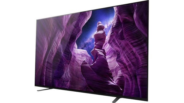 Android Tivi Sony 4K 55 inch KD-55A8H mặt nghiêng phải
