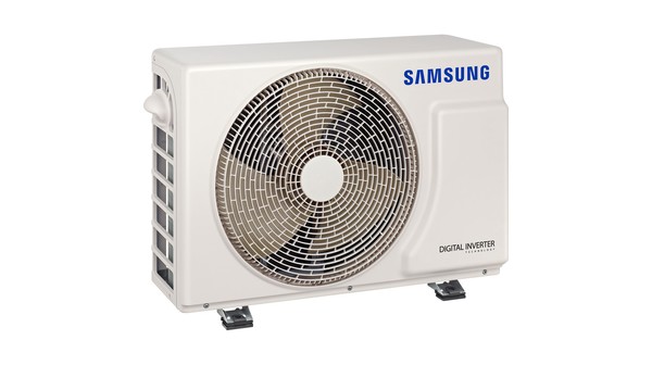 Máy lạnh Samsung Inverter 1.5 HP AR13TYGCDWKNSV mặt nghiêng trái dàn nóng