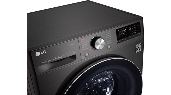 Máy giặt LG Inverter 10.5 kg FV1450S2B bảng điều khiển