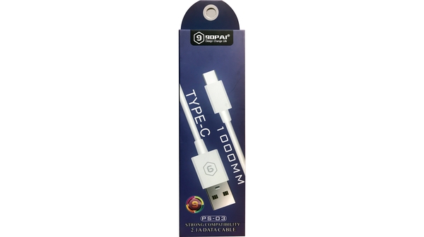 Cáp sạc USB Type-C 90PAI PS-03 Trắng hộp đựng