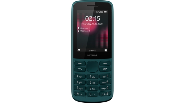 Điện thoại Nokia 215 4G Xanh mặt chính diện