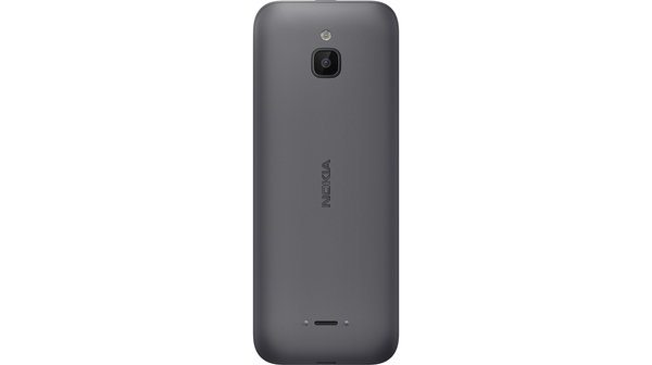 Điện thoại Nokia 6300 4G Đen Xám mặt lưng