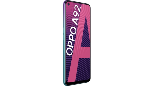 Điện thoại OPPO A92 Tím mặt nghiêng trái