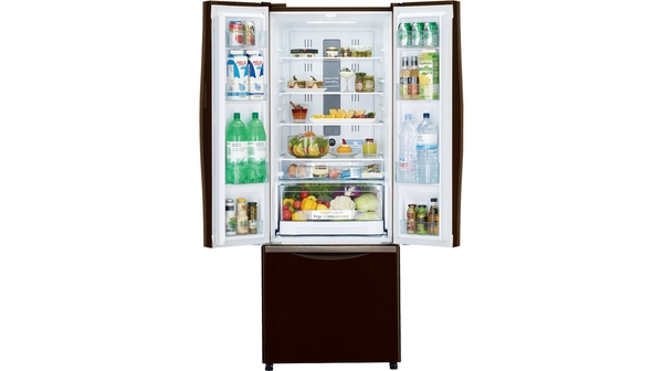 Tủ lạnh Hitachi Inverter 455 lít R-FWB545PGV2 (GBW) mặt chính diện cửa mở