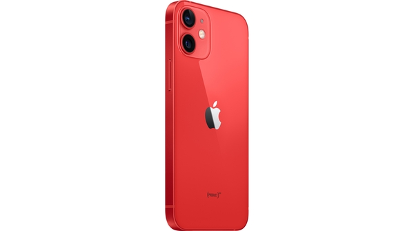 Điện thoại iPhone 12 Mini 64GB Đỏ mặt lưng nghiêng trái