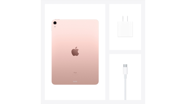 Máy tính bảng iPad Air 10.9 inch Wifi 256GB MYFX2ZA/A Vàng Hồng 2020 bộ đi kèm