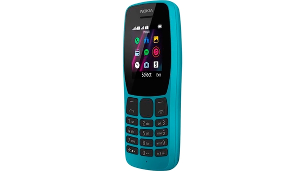 Điện Thoại Nokia 110 DS Xanh mặt nghiêng trái