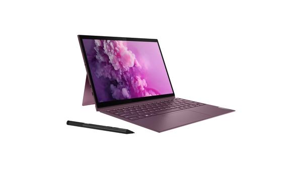 Laptop Lenovo Yoga Duet 7 13IML05 i5-10210U 82AS009AVN mặt nghiêng phải