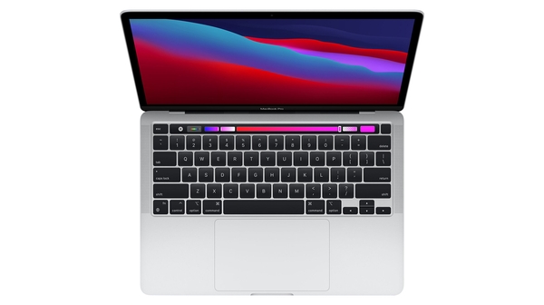 Laptop MacBook Pro M1 13.3 inch 256GB MYDA2SA/A Bạc mặt bàn phím