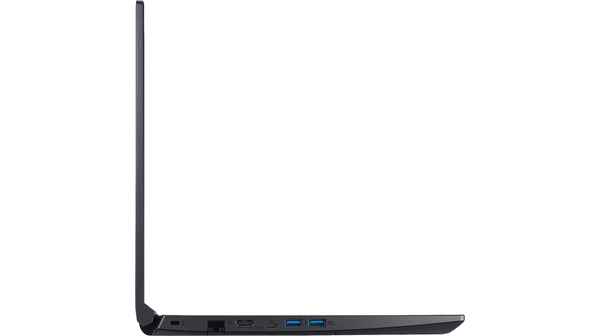 Laptop Acer Aspire 7 A715-41G-R282 R5-3550H 15.6 inch NH.Q8SSV.005 mặt lưng mặt cạnh bên trái