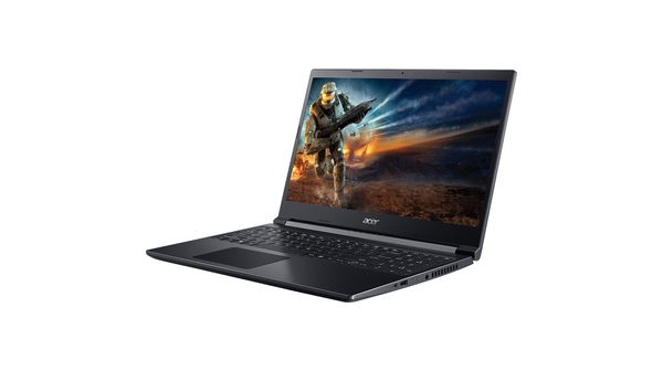Laptop Acer Aspire 7 A715-41G-R150 R7-3750H 15.6 inch NH.Q8SSV.004 mặt nghiêng phải