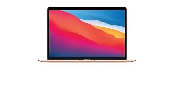 Laptop Macbook Air M1 13.3 inch 8GB/256GB MGND3SA/A Vàng mặt chính diện