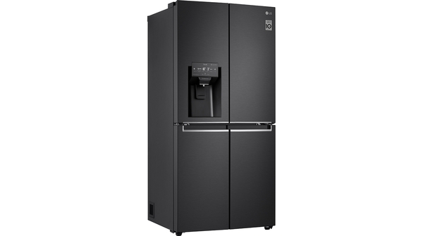 Tủ lạnh LG Inverter 494 lít GR-D22MB mặt nghiêng trái
