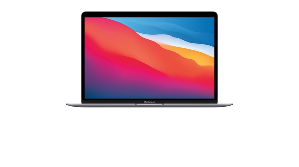 Laptop MacBook Air M1 2020 13.3 inch 512GB MGN73SA/A Xám mặt chính diện