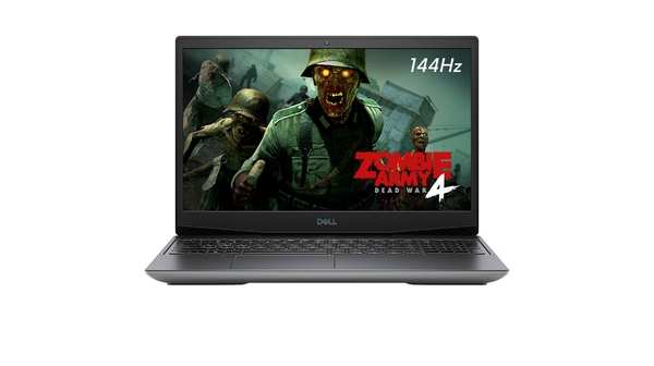 Laptop Dell G5 15 5505 R5-4600H 15.6 inch 70252801 mặt chính diện