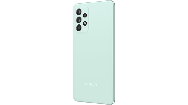 Điện thoại Samsung Galaxy A52s 5G 8GB/128GB Xanh mặt lưng nghiêng phải